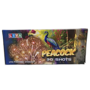 30 Peacock Dance Crackers