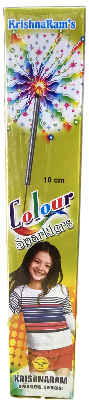 10 Cm Colour Sparklers - 1 box ( 10 pieces )