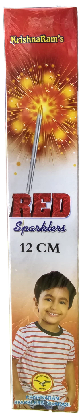 12 Cm Red Sparklers - 1 box ( 10 pieces )
