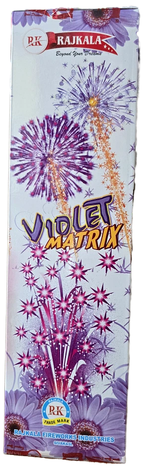 Violet Matrix Shower Crackers - 1pcs