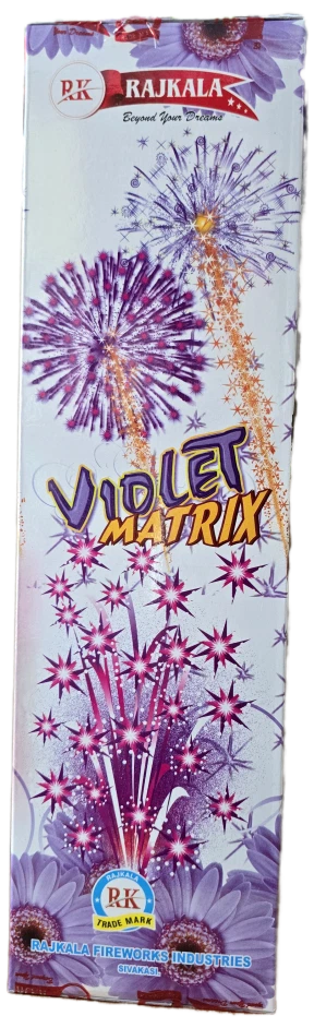 Violet Matrix Shower Crackers - 1pcs