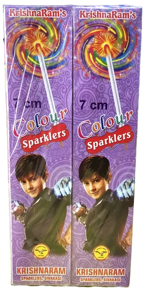 7 Cm Colour Sparklers - 1 box ( 10 pieces )