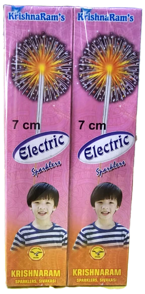 7 Cm Electric Sparklers - 1 box ( 10 pieces )