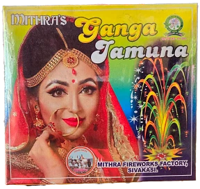 Ganga Jamuna Fancy Fountain Crackers - 1box( 10 pieces)