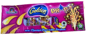 Golden Drops Crackling Fountain Crackers 1 box ( 5 pieces )