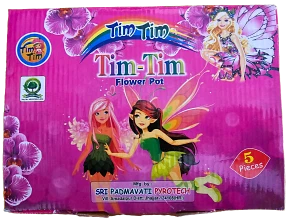 Tim Tim Flower Pots Crackers - 1box( 5 pieces)