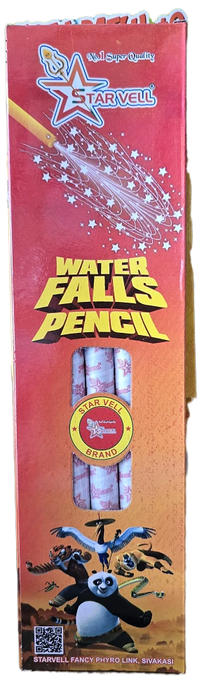 Water Fall Pencil PopCorn Crackers - - 1box( 5 pieces)