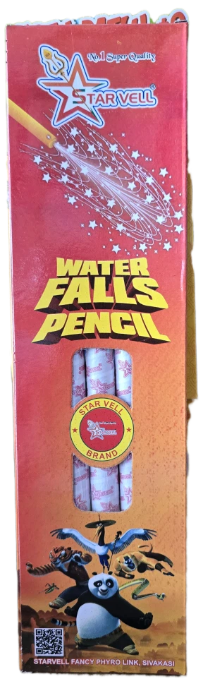 Water Fall Pencil PopCorn Crackers - - 1box( 5 pieces)